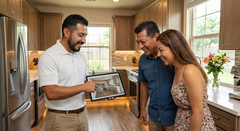 Proyecto de remodelación para una familia hispana en Texas